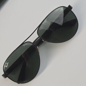 Ray-Ban Men's RB3457 Aviator Sunglasses (some flaws)